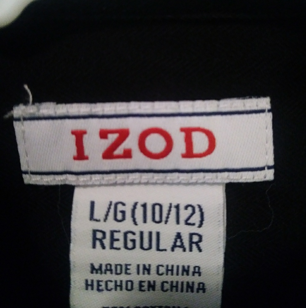 Calvin Klein and Izod boys size 12 dress shirts - Picture 8 of 8
